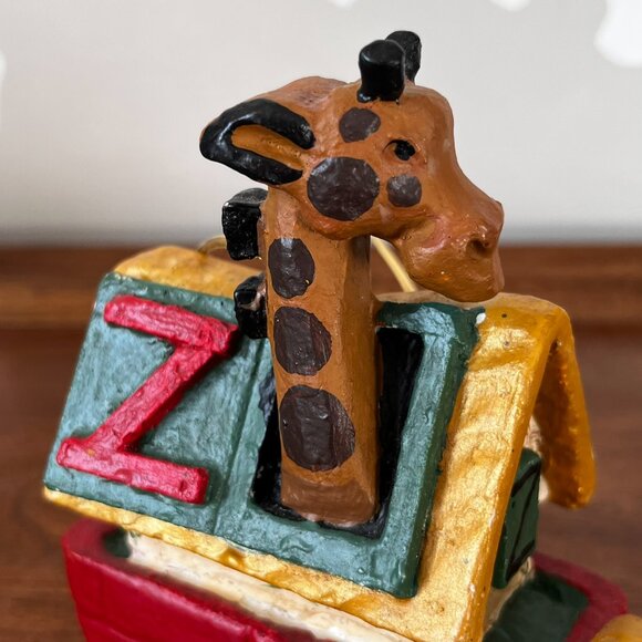 House of Hatten Noah's Ark Giraffe Two by Two Ornament Vintage 1994 Folk Art - Picture 7 of 12